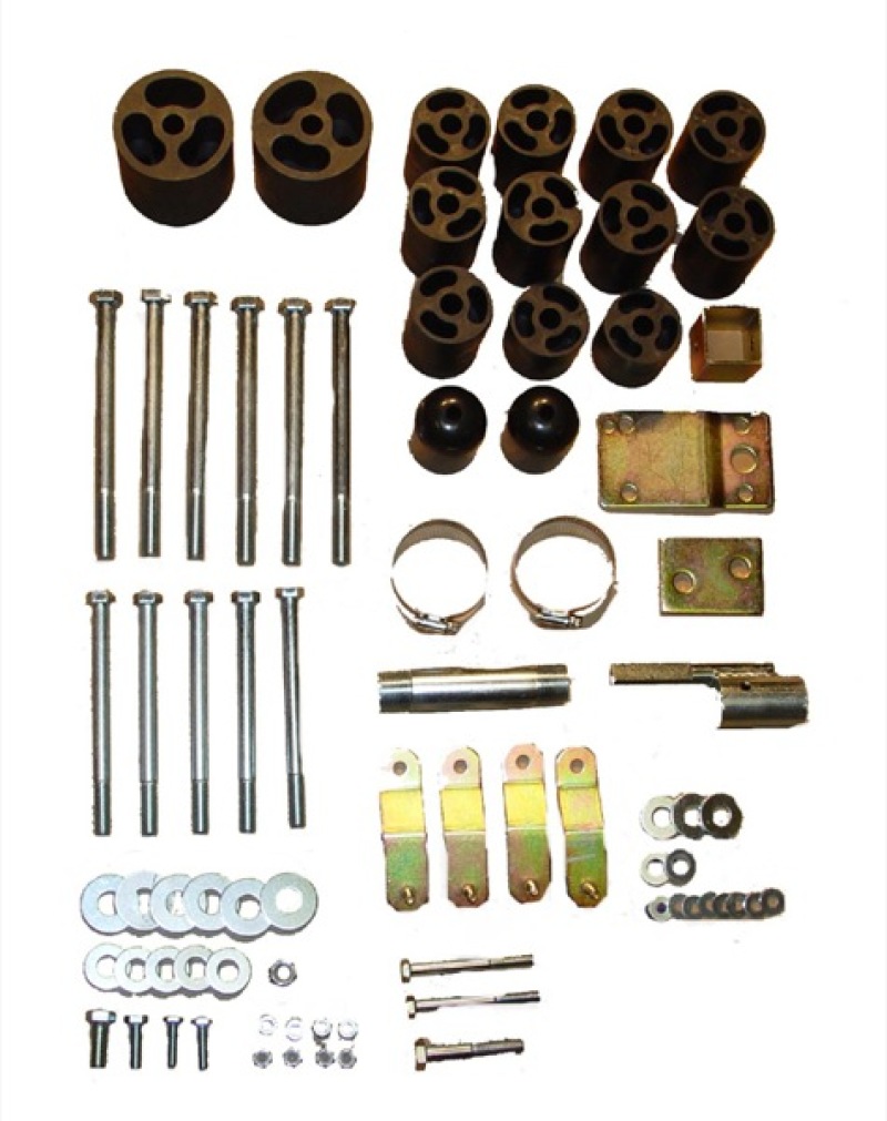 Jeep Wrangler TJ Suspension Lift Kit - Rugged Ridge - 3 Inch Body Lift - `97-`04